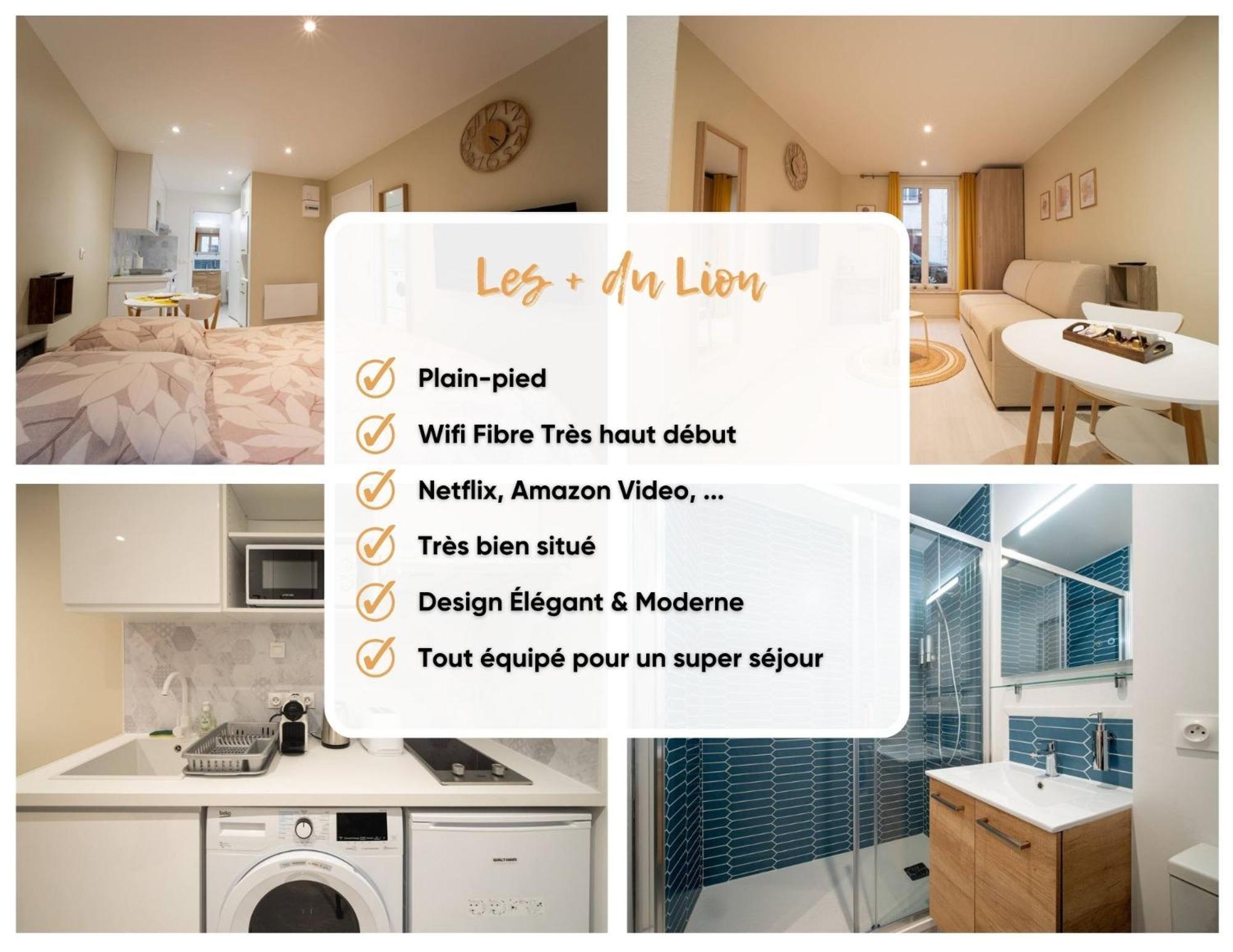 Le Lion - Plain-Pied, Wifi, Yt Premium - 2Rfhomes Шато-Тьєррі Екстер'єр фото